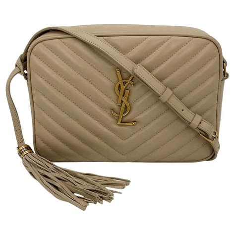 ysl lou camera bag medium|ysl camera bag dark beige.